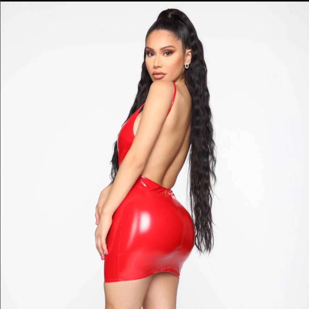 Fashionnova dress. Red size small